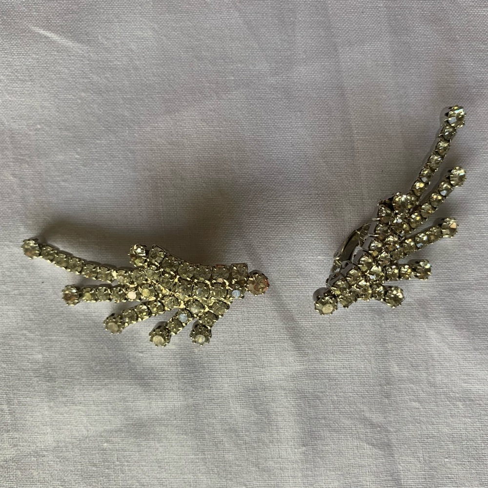Unique Crystal Clip-in Earrings